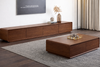 WALNIX Scandinavian Wooden TV Console