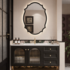 NAREVO Modern Luxury Metal Bathroom Vanity